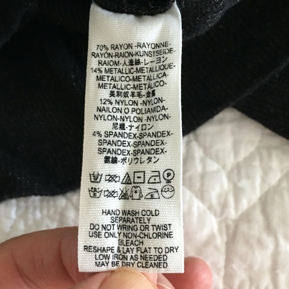 Free People Black  T/Neck Blouse Size XS - Picture 9 of 14